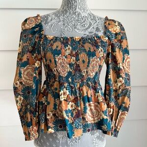 Trovata Alize Blouse size S Birds of Paradis